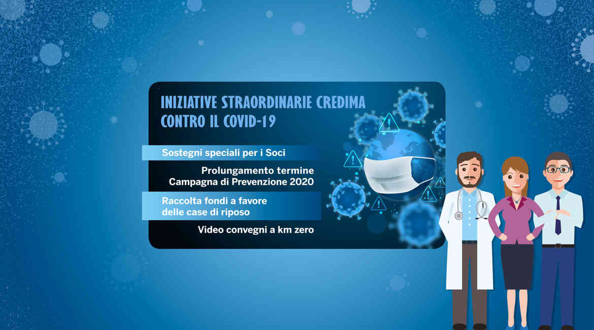 Iniziative straordinarie Credima contro il Covid-19