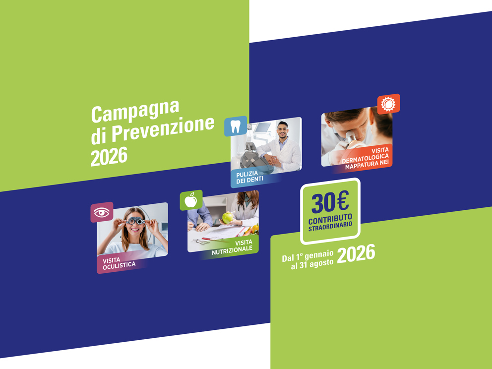 ATTIVATA LA CAMPAGNA PREVENZIONE 2026 